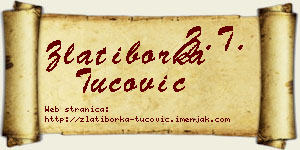 Zlatiborka Tucović vizit kartica